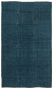 Atina 7632 Green Vintage Wool Handmade Area Rug 5'7" x 9'3"