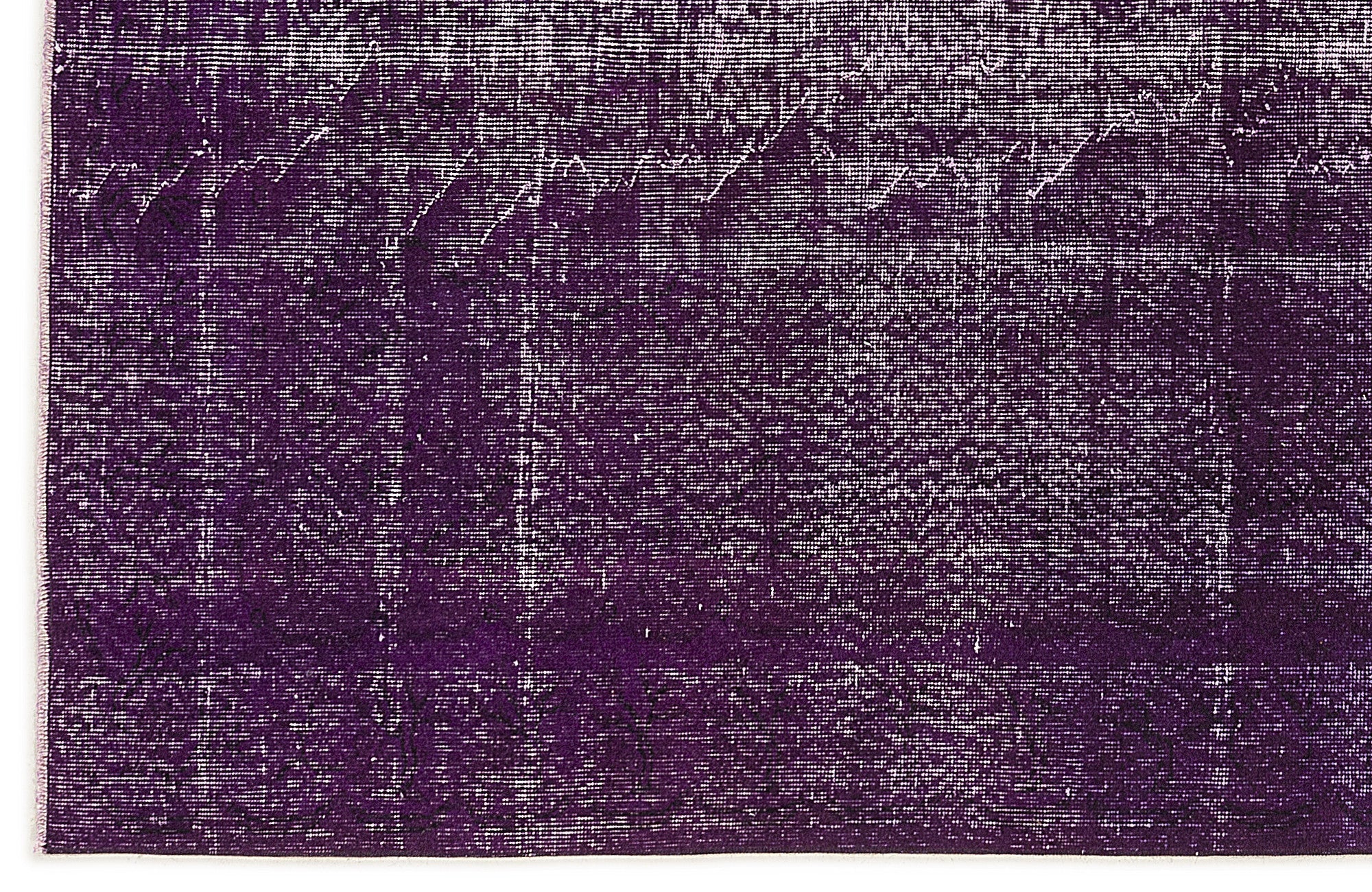 Atina 7650 Purple Vintage Wool Handmade Area Rug 5'3" x 8'4"