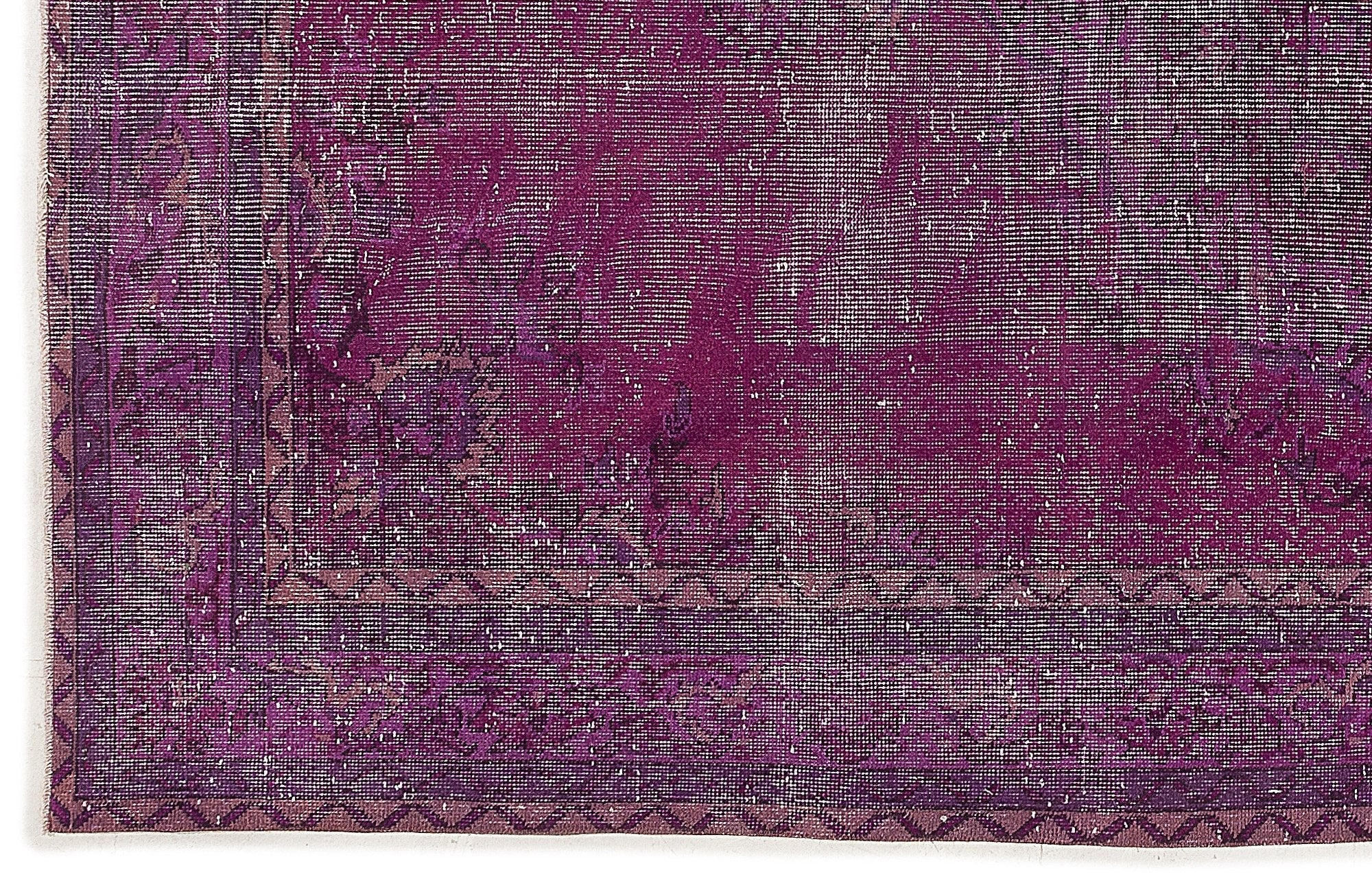 Atina 7765 Pink Vintage Wool Handmade Area Rug 5'11" x 9'10"