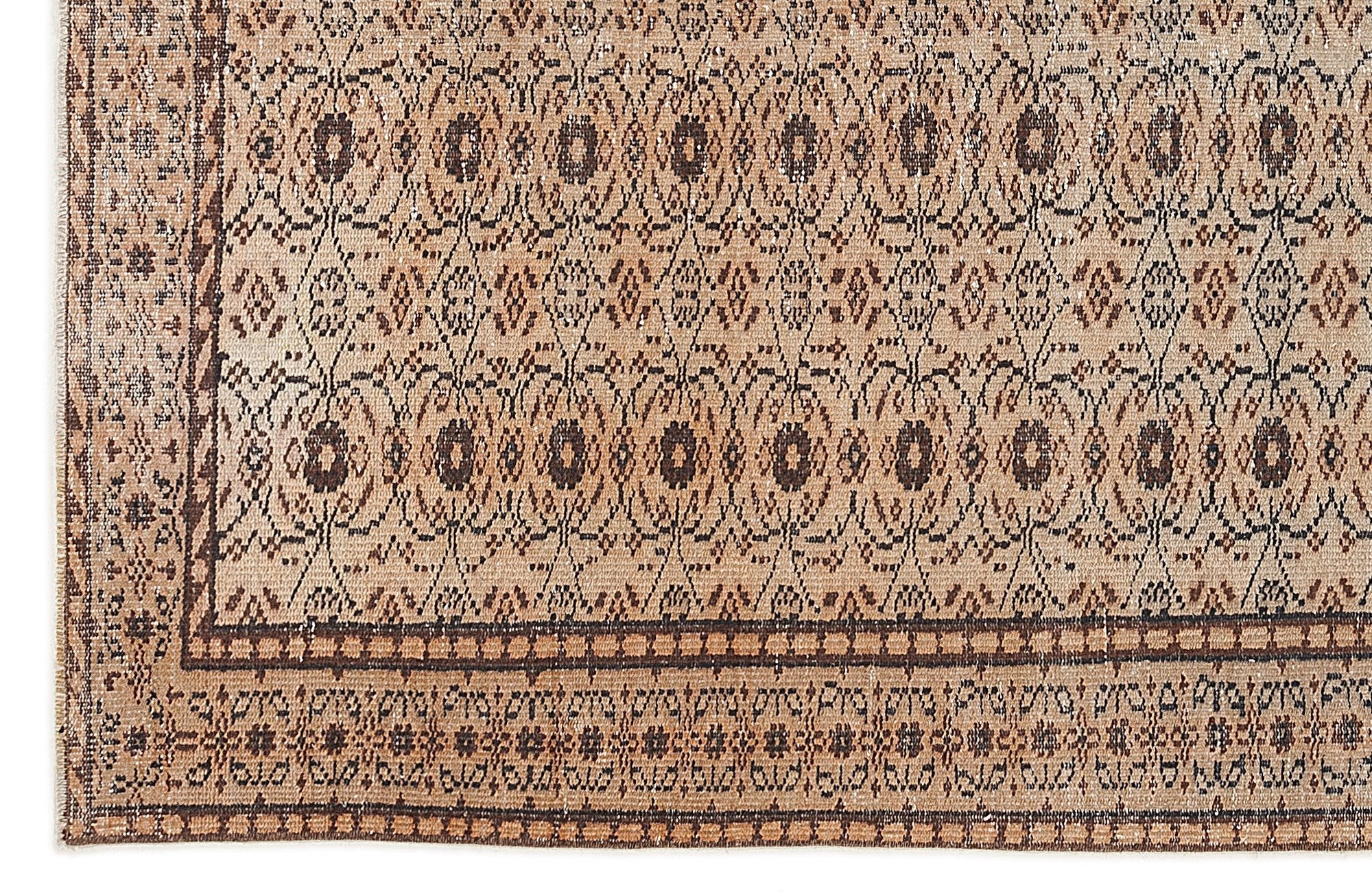 Atina 7816 Beige Vintage Wool Handmade Area Rug 5'7" x 9'0"