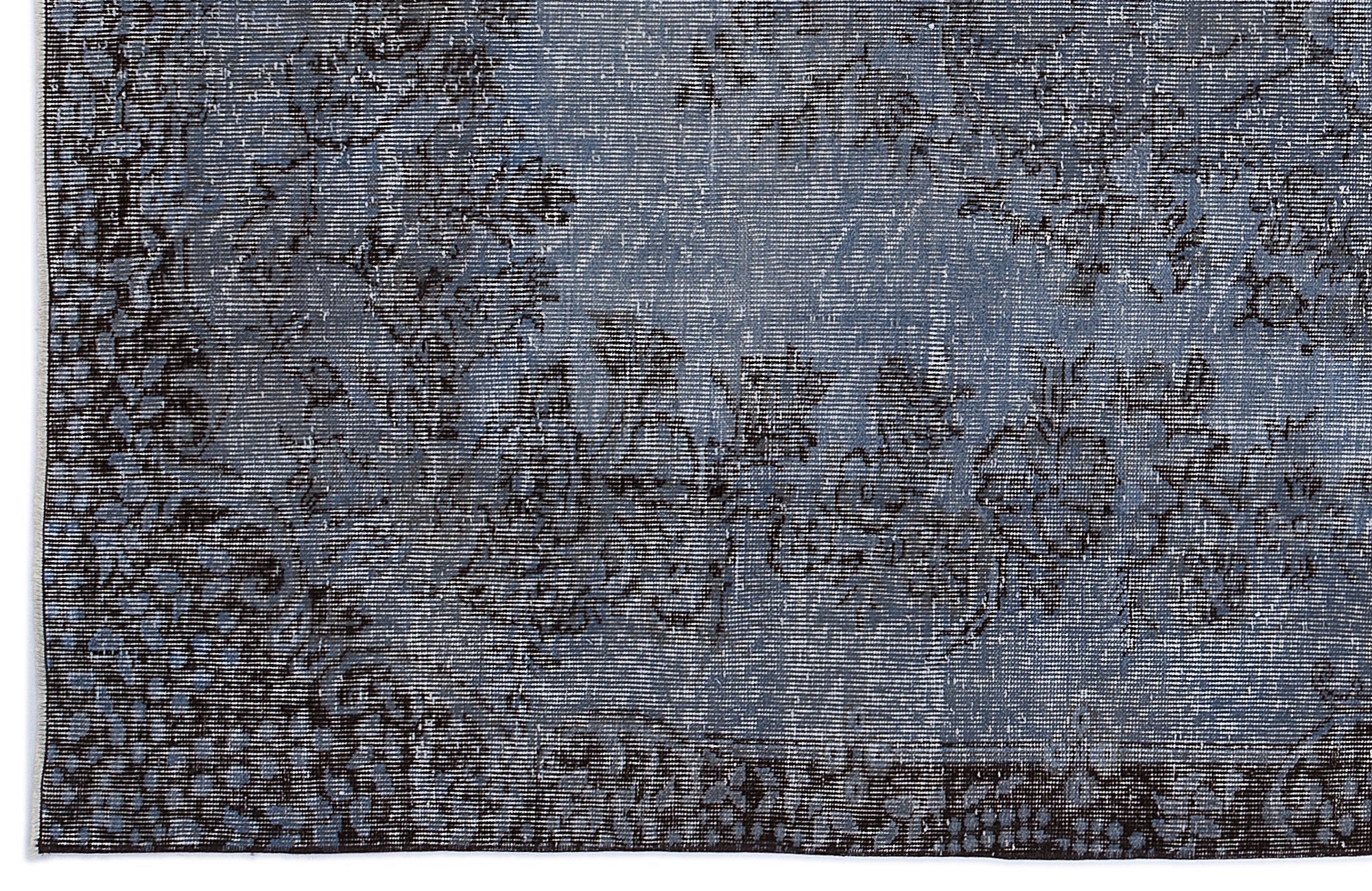 Atina 8323 Blue Vintage Wool Handmade Area Rug 5'8" x 9'4"