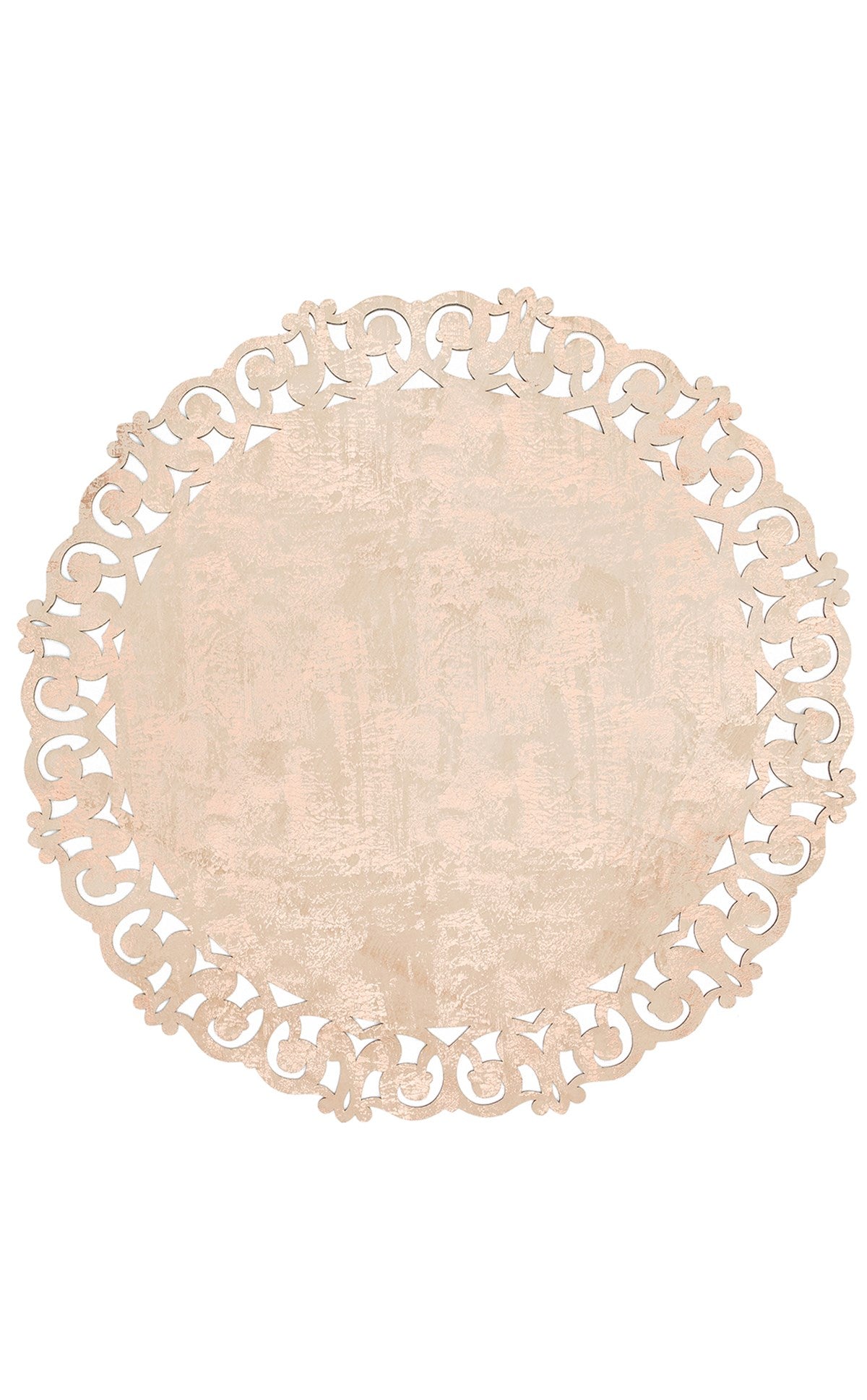 Modern Leather Rug – Copper Colored Washable Non Slip Carpet with Shiny Border