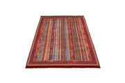Red Striped Area Rug – Cotton Chenille Digital Print Carpet by Pia Monte