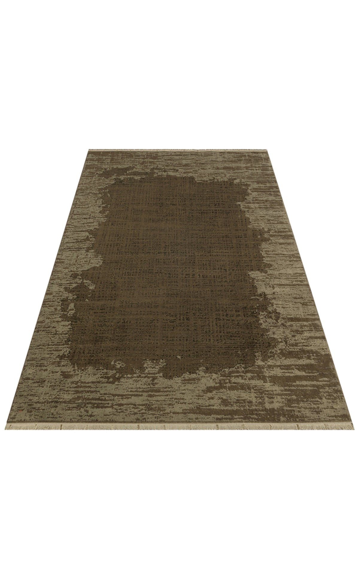 Modern Area Rug – Machine Made Green Carpet With Soft Texture & Non Slip Pad