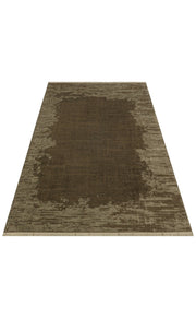 Modern Area Rug – Machine Made Green Carpet With Soft Texture & Non Slip Pad