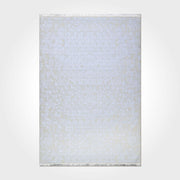 Grey Geometric Area Rug – Machine Made Cotton Rug With Non Slip Base