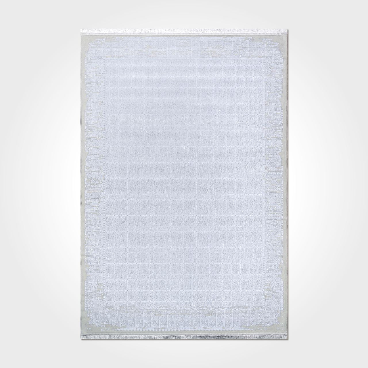 Modern Cotton Area Rug | Durable Acrylic Polyester Cotton Blend Rug with 6 mm Pile Height